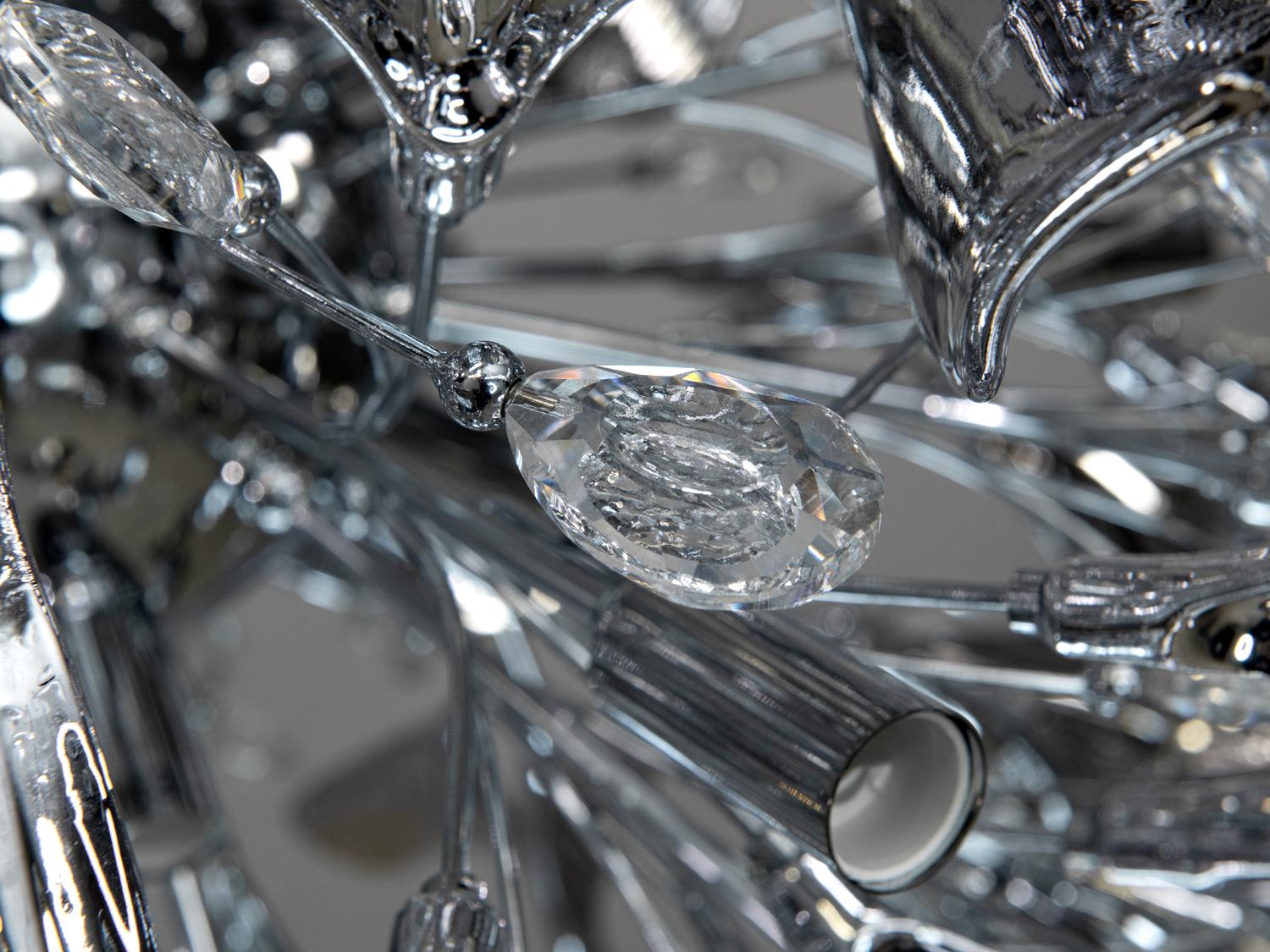 Люстра підвіс 40 ламп (7229-32/8p hr) - фото 4