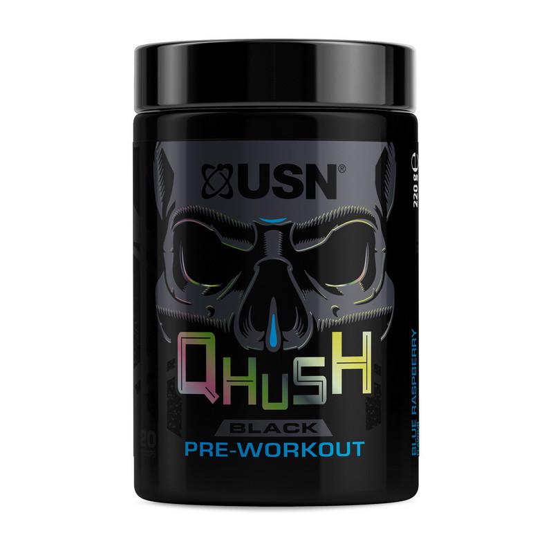 Предтренировочный комплекс USN Qhush Black Pre-Workout 220 г Ягодный (21987-01)