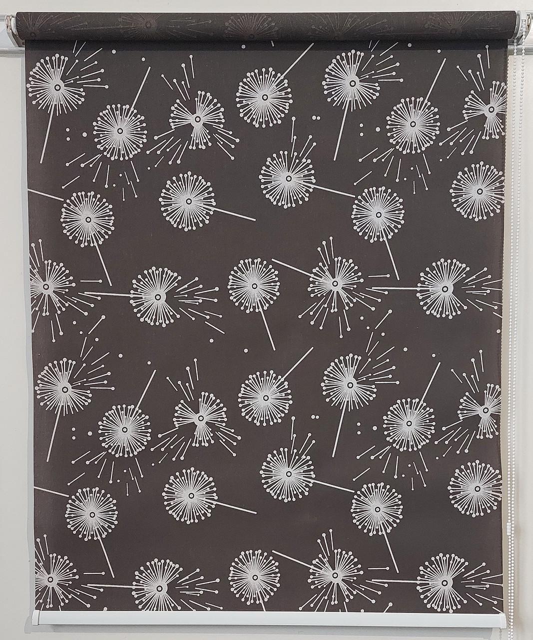 Рулонная штора Miranda Одуванчики 70х150 см Графитовый (АН-54283-68)