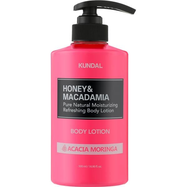 Лосьйон для тіла поживний ароматичний Kundal Honey & Macadamia Body Lotion Acacia Moringa 500 мл (8809568741149)