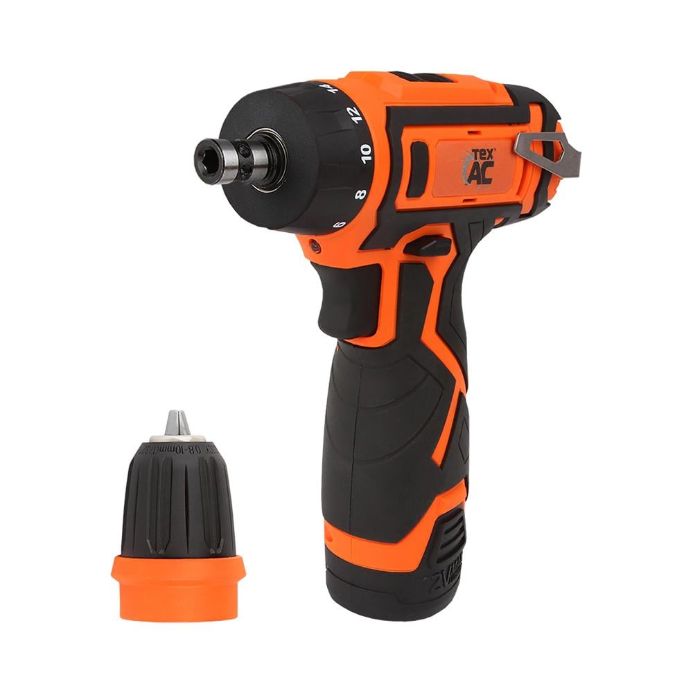 Акумуляторний шуруповерт Tex.AC ТА-01-162 DFR 12V