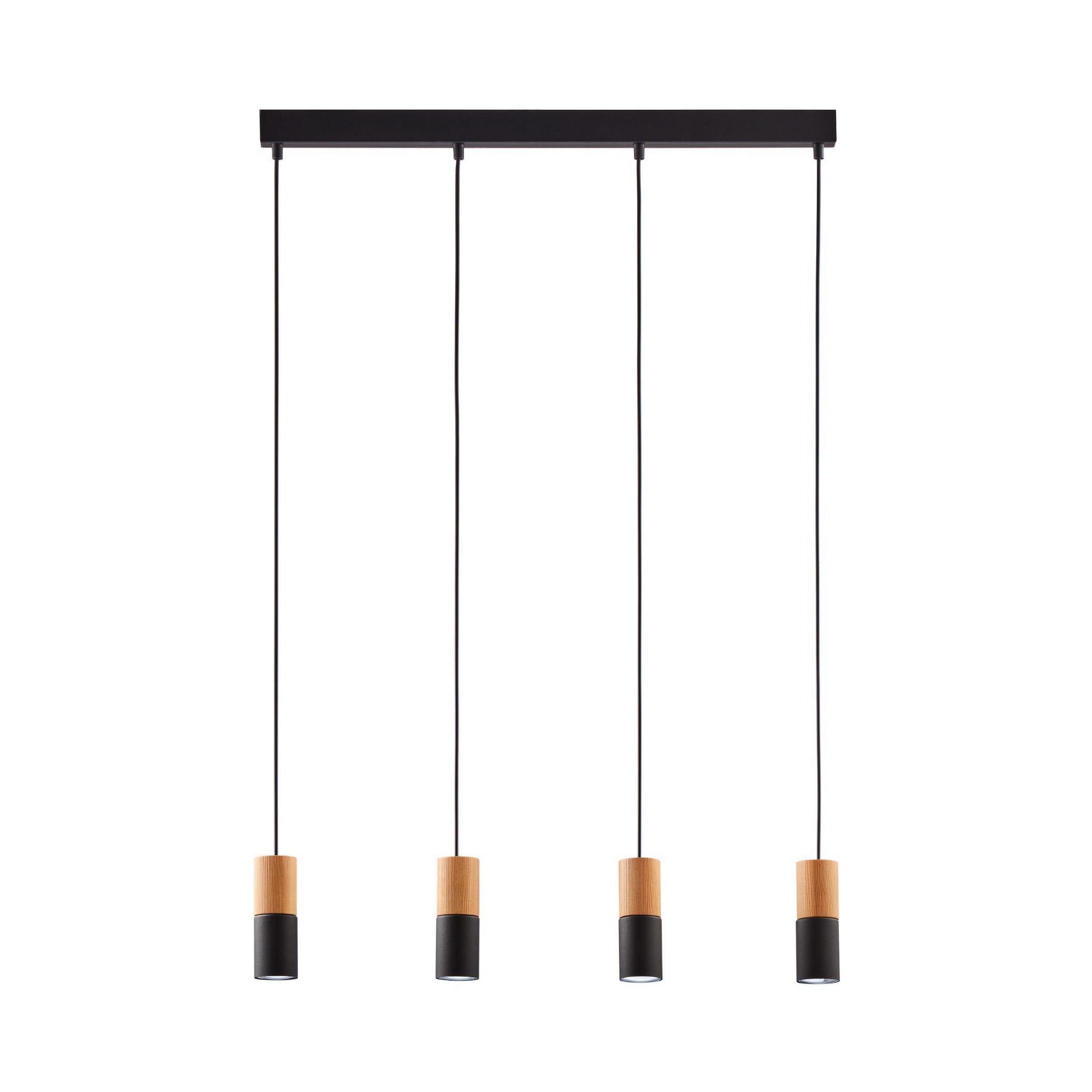 Люстра TK Lighting 6311 Elit Black/Wood
