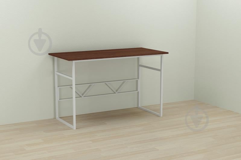 Компьютерный стол Ferrum-decor Раян 75x140x70 белый ДСП Венге 16мм