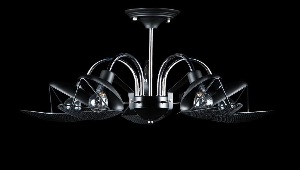 Люстра с плафонами Ray LGH28041/5 BK/CR (IR006450)