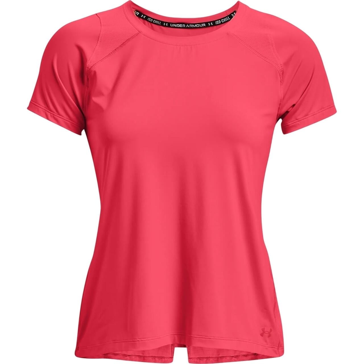 Футболка женская Under Armour ISO-CHILL RUN 200 SS 1361926-819 S Коралловый (51796-45)