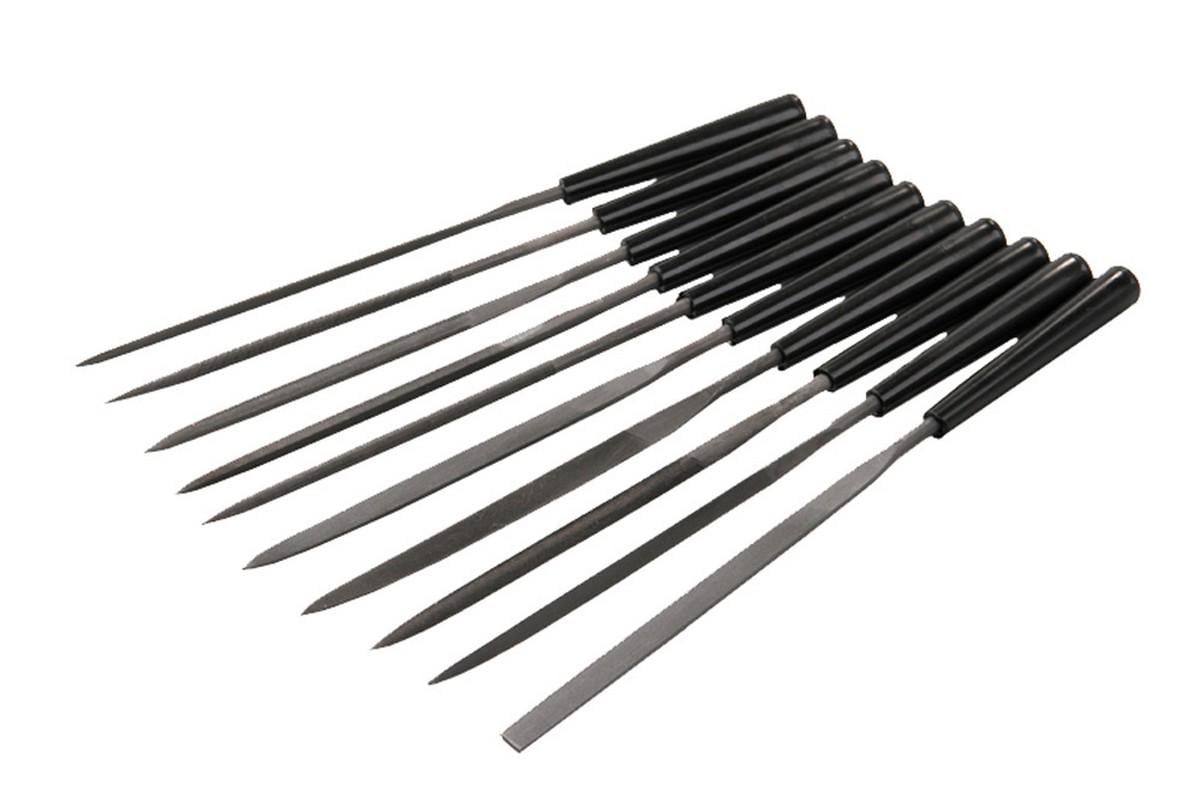 Сверхфили с пластиковой ручкой MasterTool 140 мм 10 шт. (06-0020)