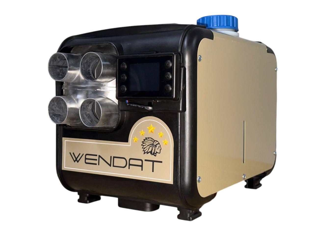 Дизельный обогреватель автономный WENDAT 8 кВт 12/24/220 В в металлическом корпусе на 4 трубки Хаки (AO4-8-12/24/220-haki)