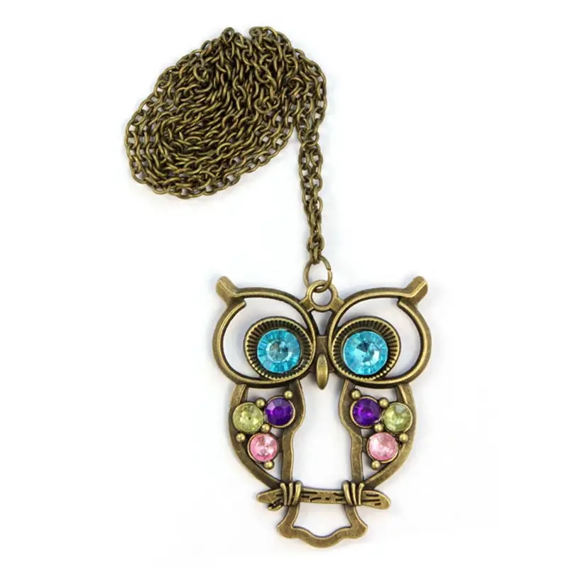 Підвіска сова OWL зі стразами Бронзовий (1139756281) Підвіска сова OWL зі стразами Бронзовий (1139756281)