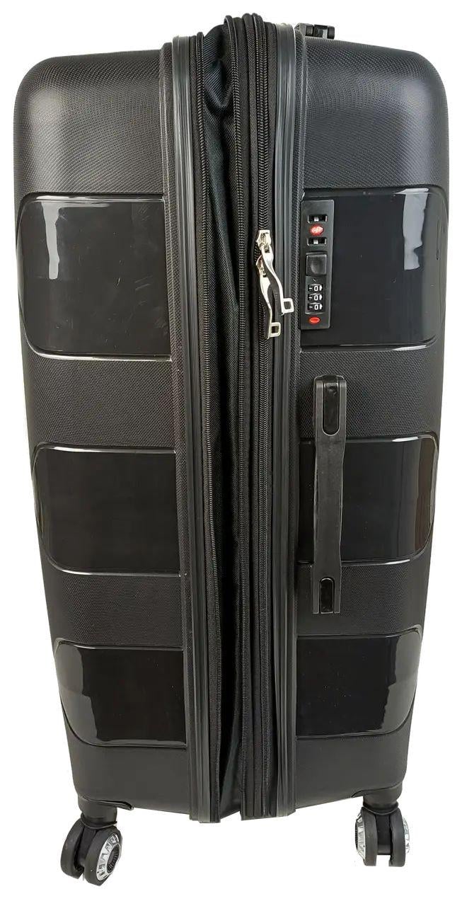 Валіза пластикова Reymond велика 120 л Чорний (S9010222) - фото 5 Валіза пластикова Reymond велика 120 л Чорний (S9010222) - фото 5
