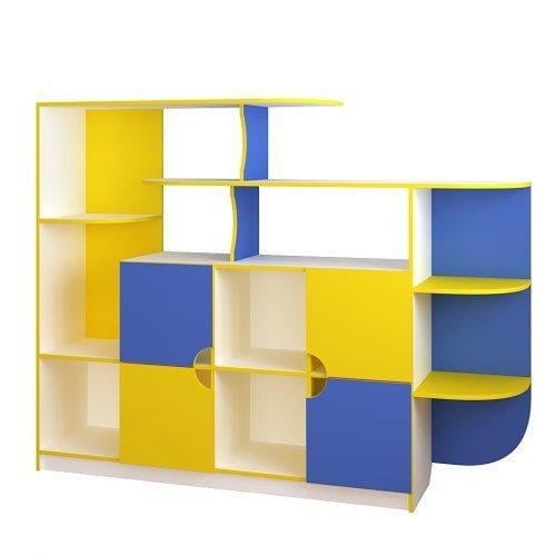 Детская стенка для игрушек Карапуз Yellow/Blue