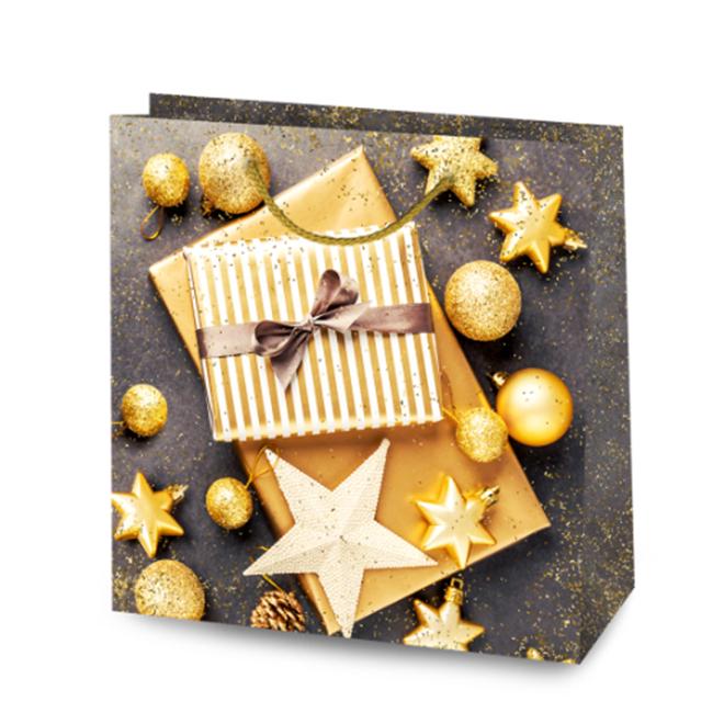 Пакет подарочный новогодний Flora микс 16х7,5х16 см 10 шт. (8465) - фото 7 Пакет подарочный новогодний Flora микс 16х7,5х16 см 10 шт. (8465) - фото 7