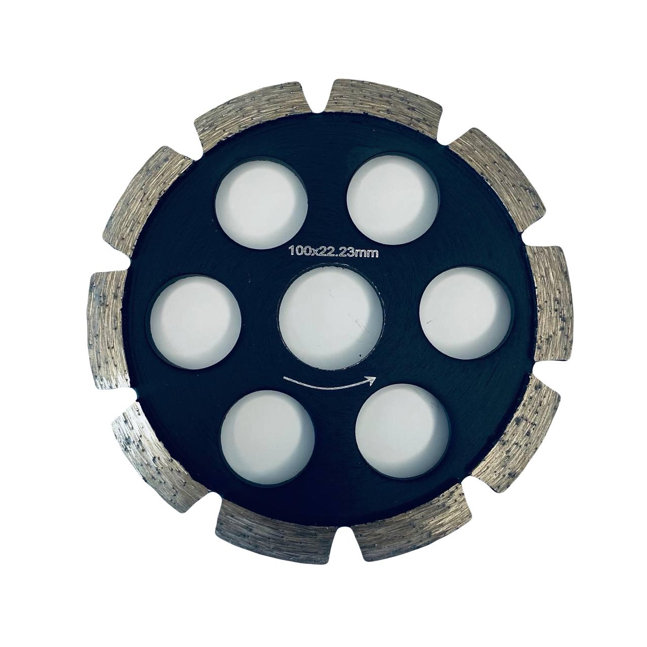 Круг алмазный конусный сегментный 100x10х10x22,23 мм (29558825)