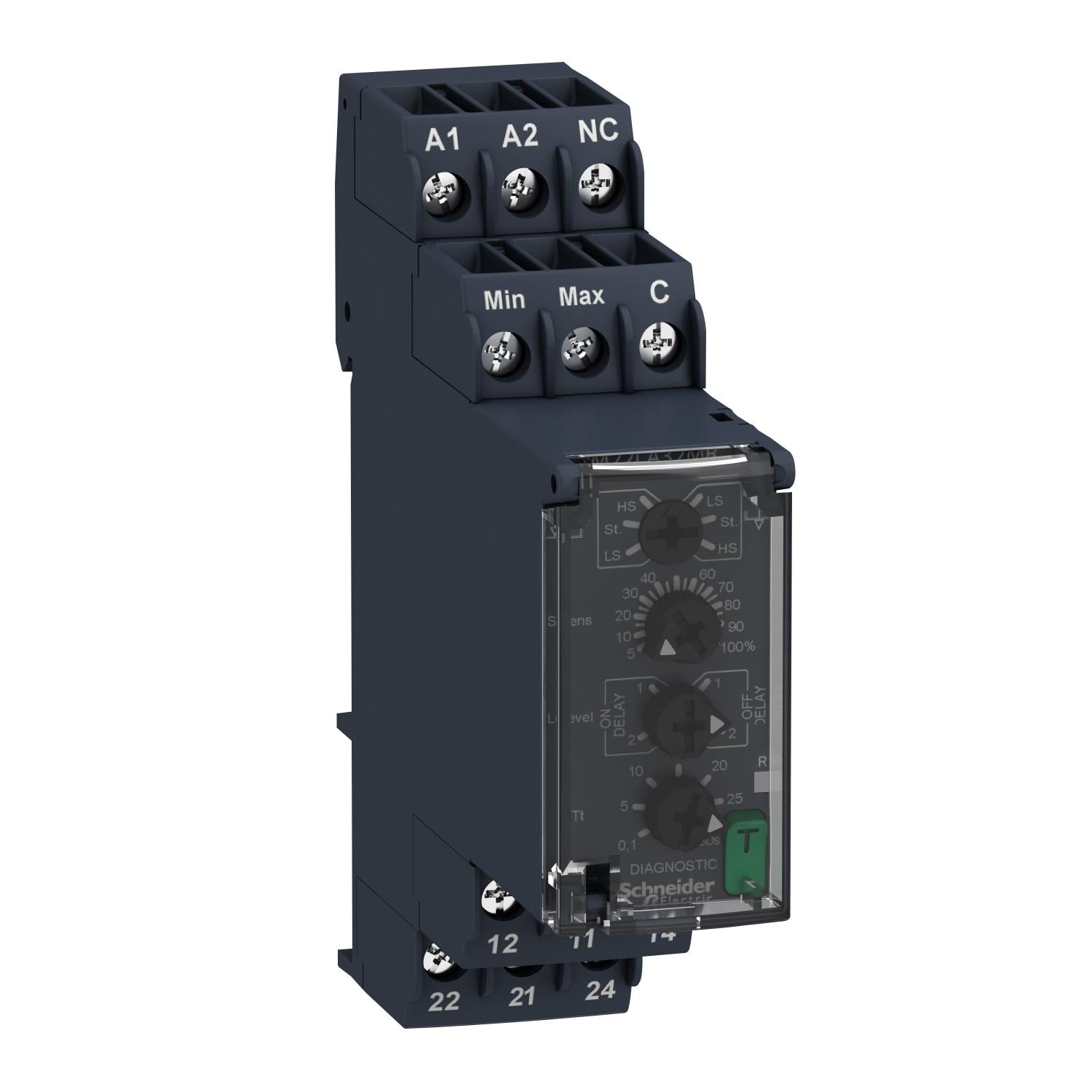 Реле контролю рівня рідини Schneider Electric 8A 2CO 24-240V AC/DC (RM22LA32MR)