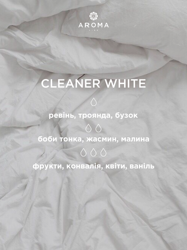 Аромат/віддушка для виготовлення мила та косметики Cleaner White 100 г - фото 2