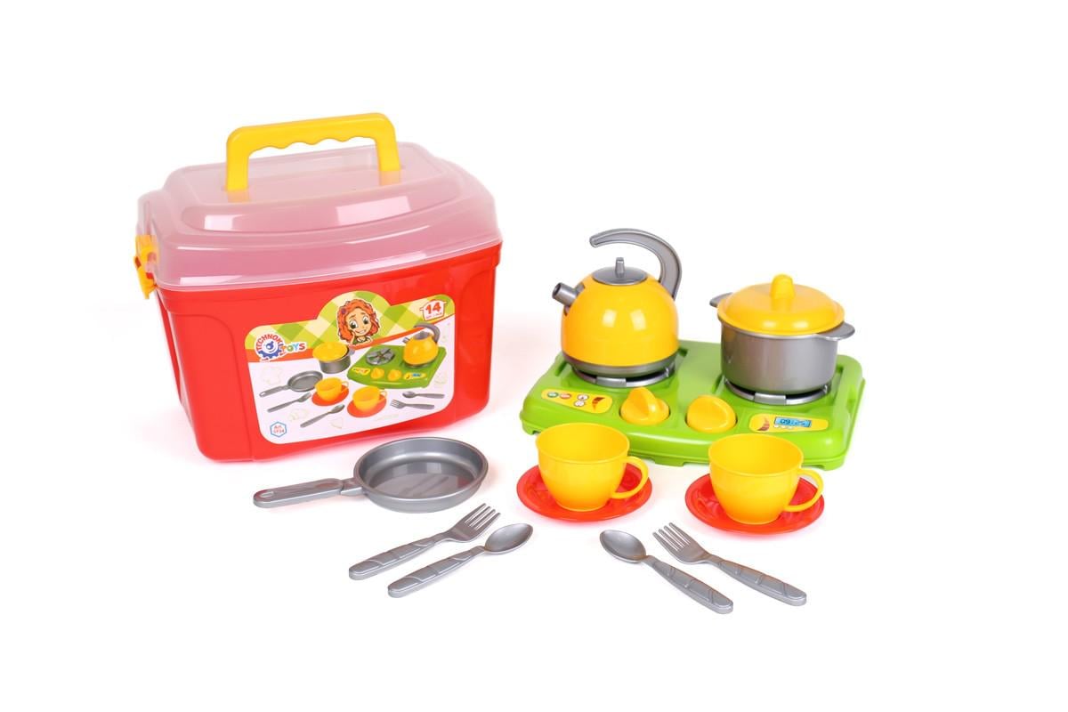 Набір посуду в валізці 14 ел. (52078)