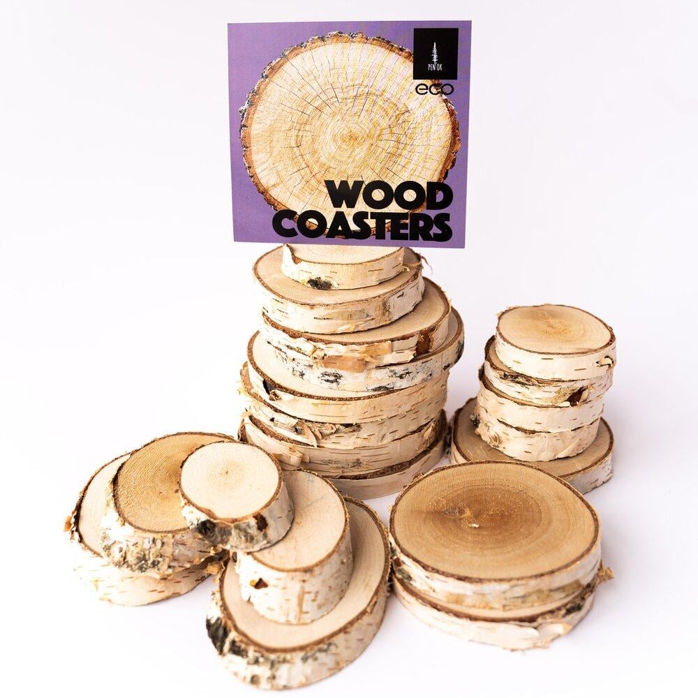 Набір зрізів із дерева береза 20 шт. (25685589)