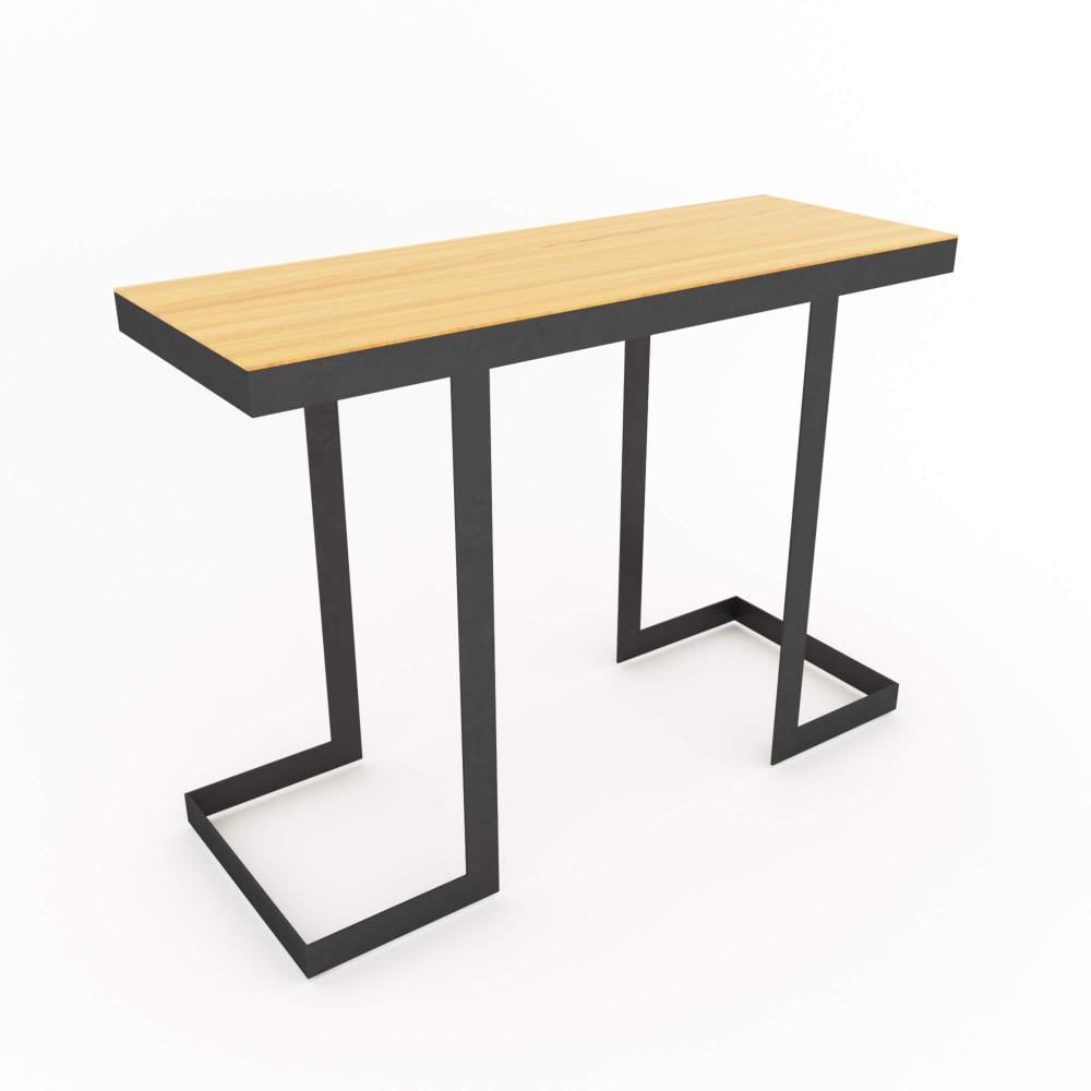 Консоль дизайнерская металллическая Karkas Мобил HPL 1100х400х850 мм