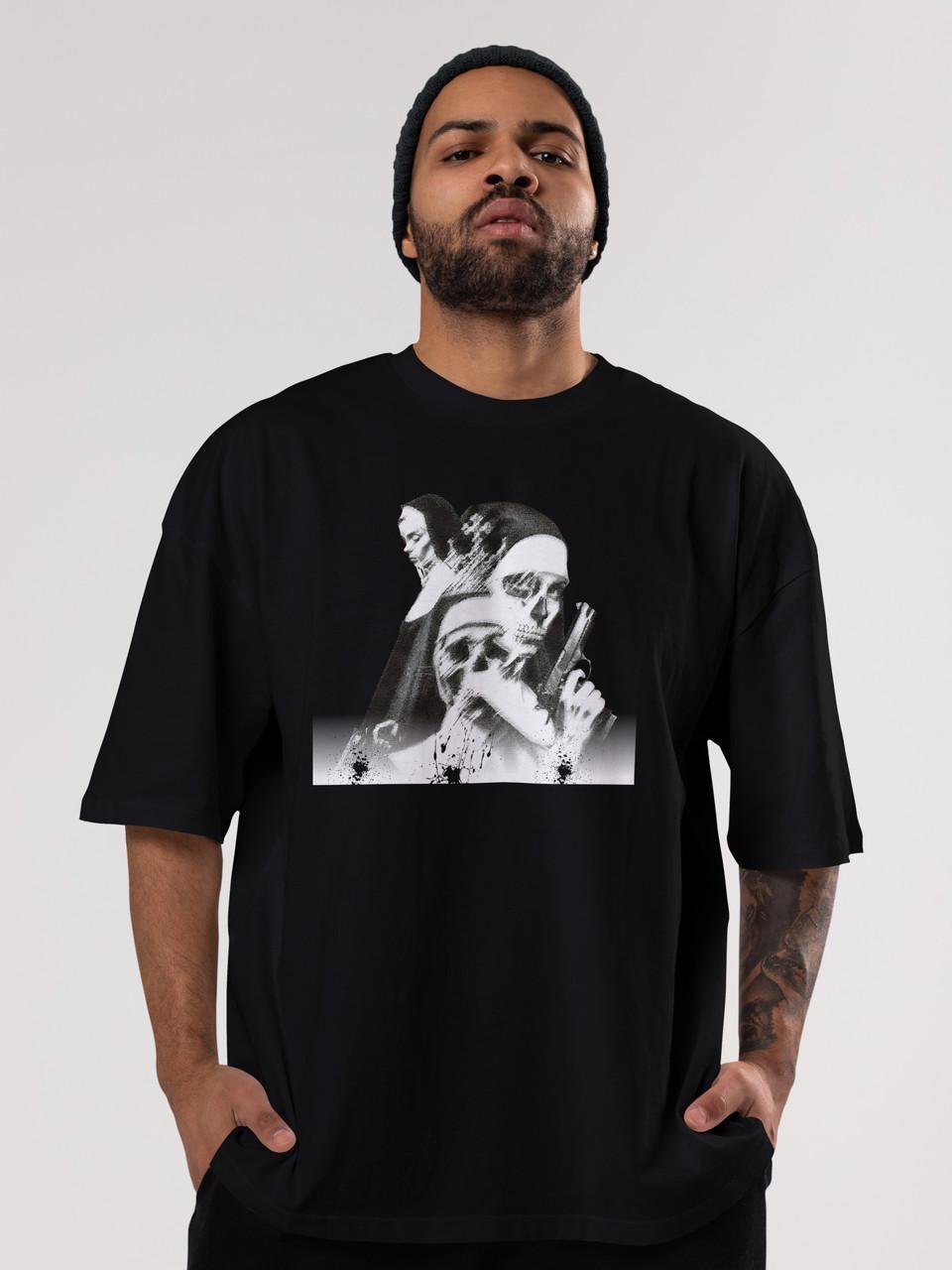 Футболка чоловіча оверсайз Mishe Urban 113012 M Чорний (113012_12) - фото 2 Футболка чоловіча оверсайз Mishe Urban 113012 M Чорний (113012_12) - фото 2