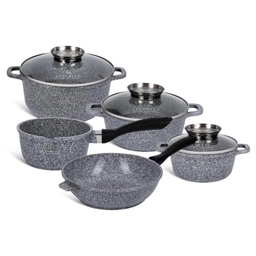 Набір кухонного посуду Edenberg EB-8110 алюміній 8 пр. (2185250410) Набір кухонного посуду Edenberg EB-8110 алюміній 8 пр. (2185250410)