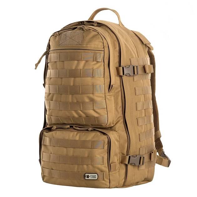 Рюкзак тактический M-Tac Trooper Pack водонепроницаемый с местом для гидратора 50 л Coyote (RO02275)
