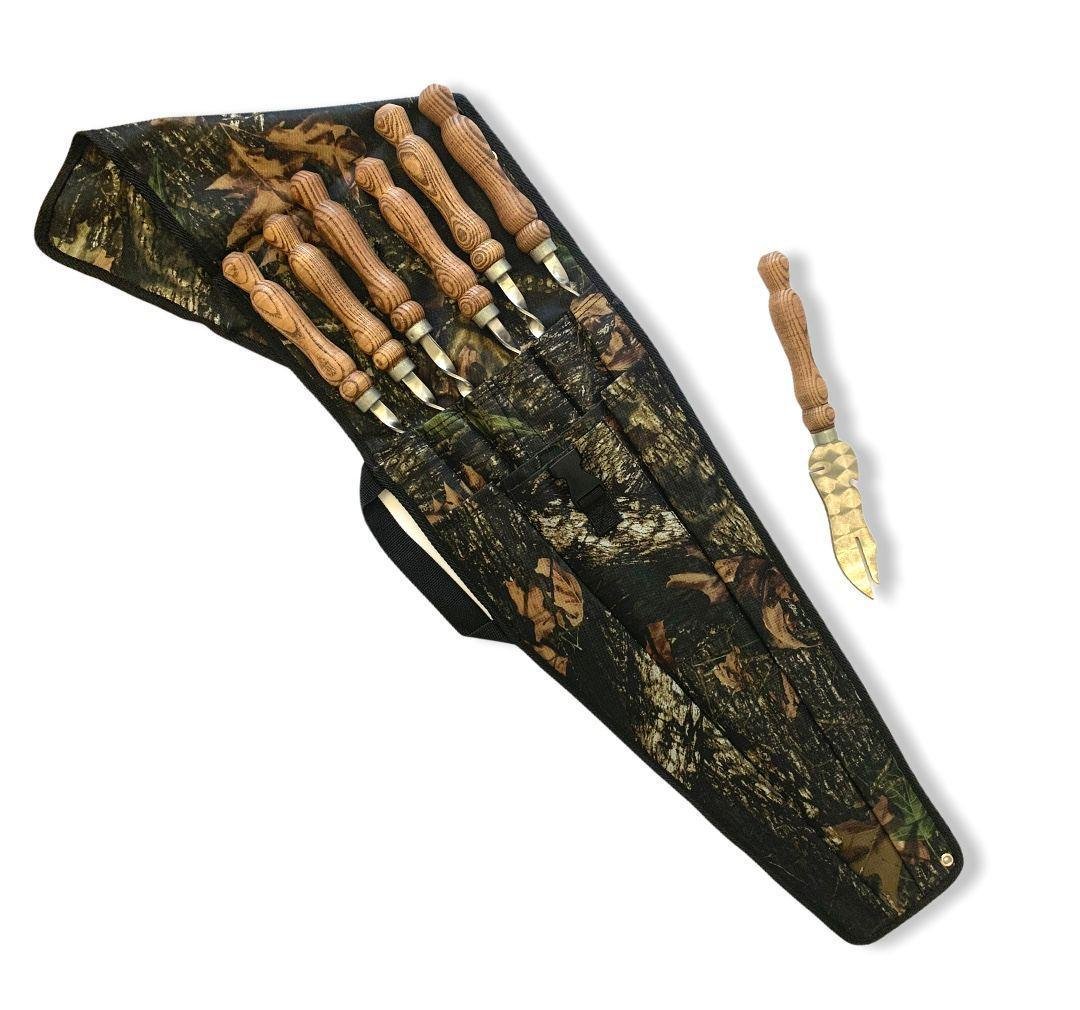 Набір шампурів Gorillas BBQ Бойскаут в чохлі з брезенту