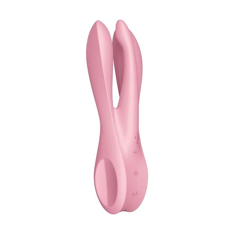 Стимулятор клиторальный Satisfyer Threesome 1 14 см Розовый (33597)