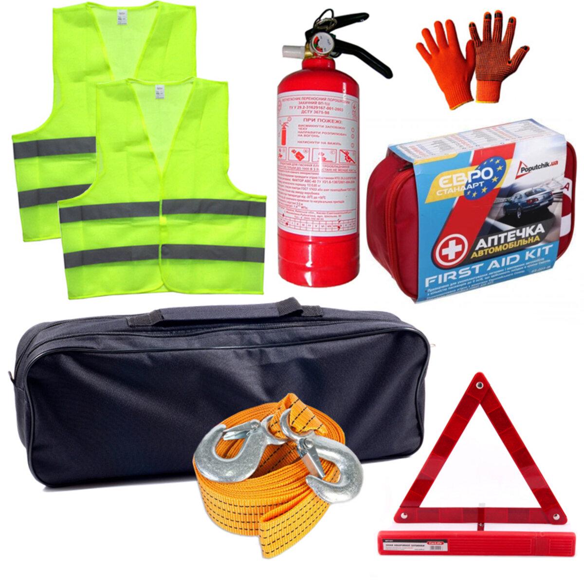 Набор автомобилиста Carlife с тросом (8664)