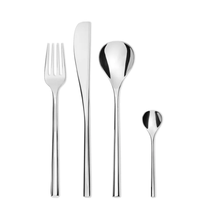 Набор столовых приборов Alessi Mu на 6 персон 24 шт. (TI04S24)