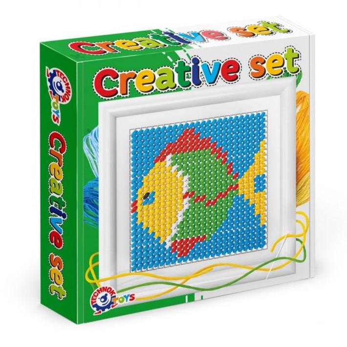 Набір для дитячої творчості ТехноК Вишиваночка Риба (3527-6TXK)