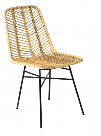 Стул плетеный Терра из ротанга на металлической основе (st10875) Стул плетеный Терра из ротанга на металлической основе (st10875)