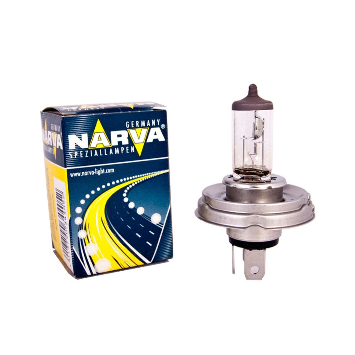 Лампа галогенова Narva H4 12 V 60/55 W P45t Лампа галогенова Narva H4 12 V 60/55 W P45t