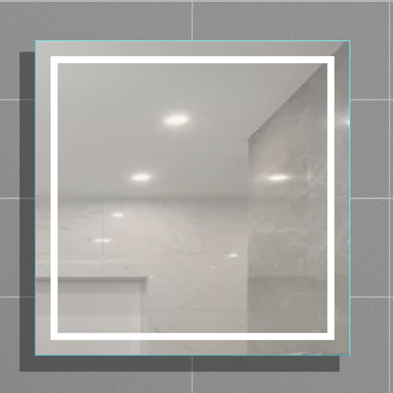 Зеркало для ванной комнаты AVT с LED подсветкой 800х800 мм (avt-С-15) Зеркало для ванной комнаты AVT с LED подсветкой 800х800 мм (avt-С-15)