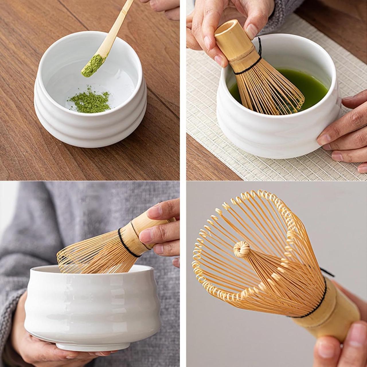 Набір аксесуарів для приготування чаю-матча 4 предмети White (2611083091) - фото 8 Набір аксесуарів для приготування чаю-матча 4 предмети White (2611083091) - фото 8