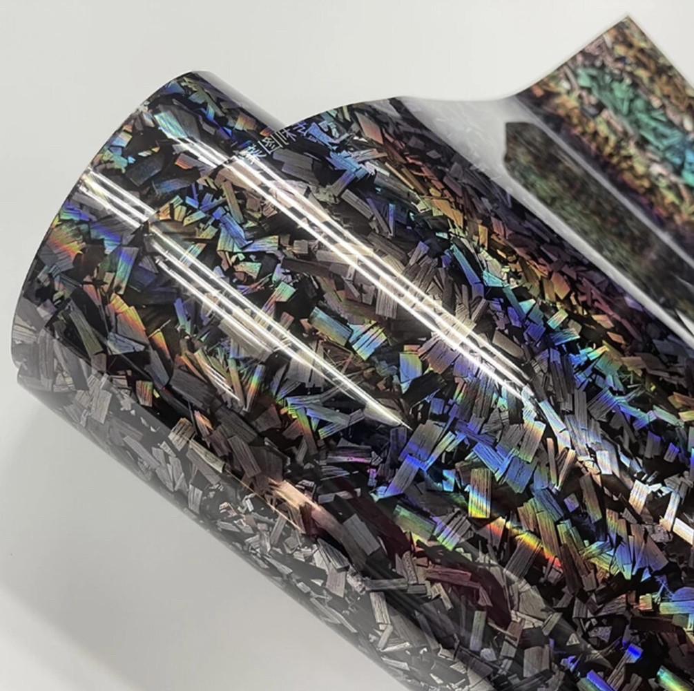 Плівка самоклеюча СONGSHANG під кований ломаний карбон глянцева хамелеон 30x150 см (1993333617) - фото 6 Плівка самоклеюча СONGSHANG під кований ломаний карбон глянцева хамелеон 30x150 см (1993333617) - фото 6