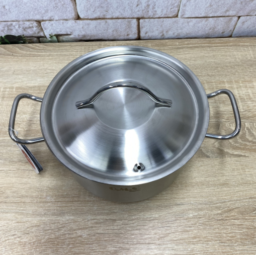 Каструля-сотейник OMS 2070-L з нержавіючої сталі з кришкою для газу та індукції 1,7 л - фото 4 Каструля-сотейник OMS 2070-L з нержавіючої сталі з кришкою для газу та індукції 1,7 л - фото 4