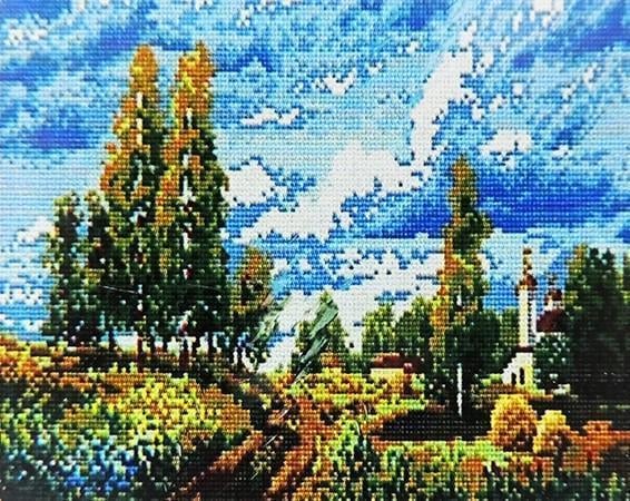 Алмазная мозаика Я люблю тебя лето полная выкладка 5D 45х31 см (1866729991)