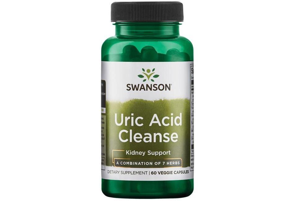Очиститель мочевой кислоты Swanson Uric Acid Cleanse 60 veggie capsules