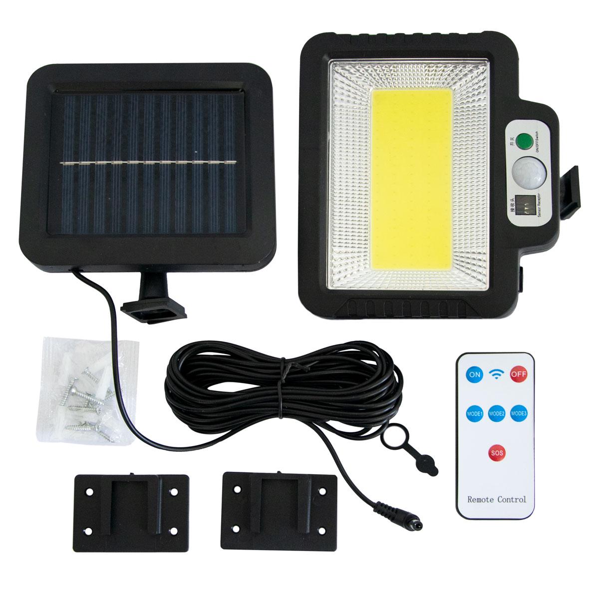 Светильник уличный Solar Energy Lamp T09 на солнечной батарее 250 W Черный (1009796-Black) - фото 3