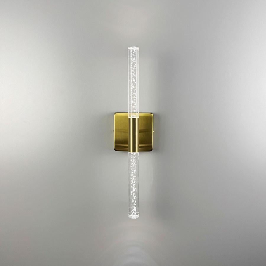 Бра со стеклянными палочками 40 см Латунь (WB 221/2 S AB)