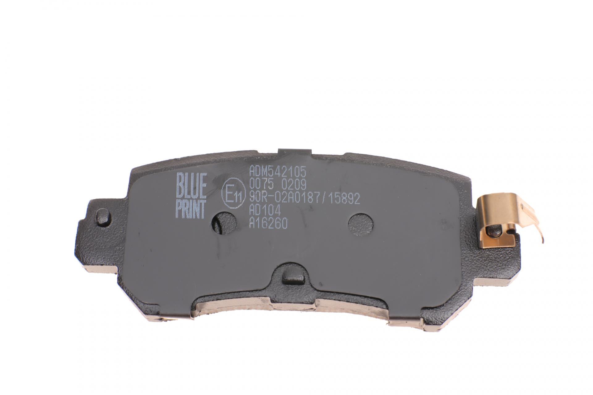 Колодки гальмівні задні Mazda CX5 11-/ CX3 15-ADM542105 BLUE PRINT