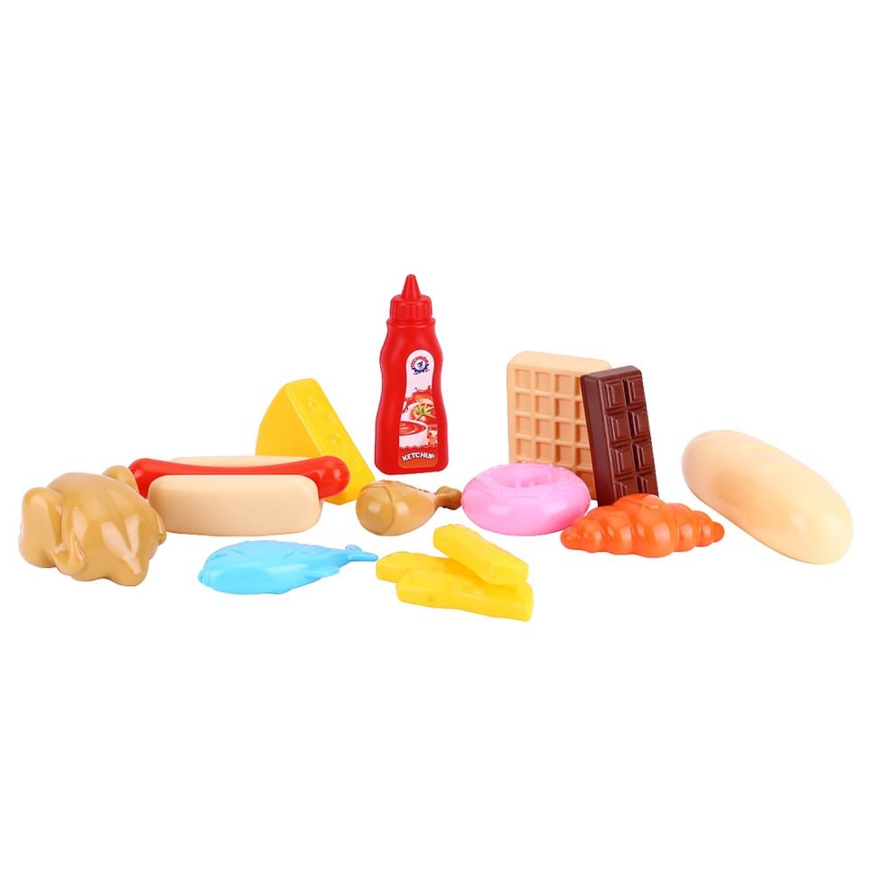 Ігровий набір ТехноК Продукти 15 пр. Різнокольоровий (IG-173-N-23)