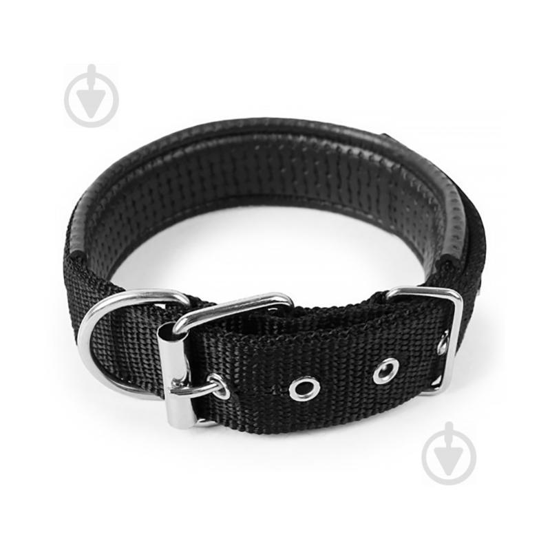 Ошейник для собак Taotaopets 177701 двухслойный L Black 39 см Ошейник для собак Taotaopets 177701 двухслойный L Black 39 см
