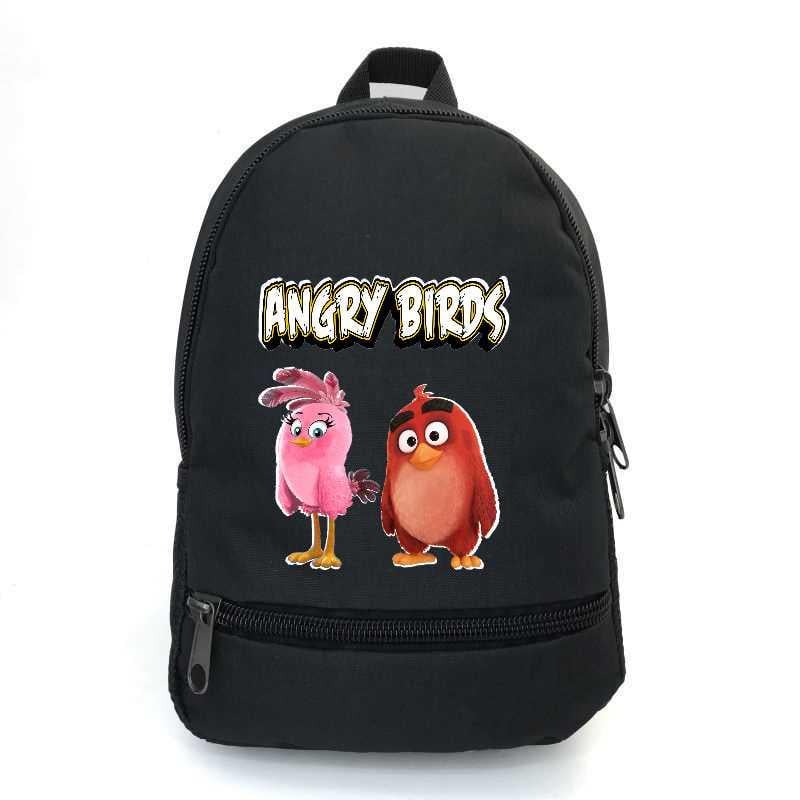 Школьный рюкзак подростковый Cappuccino Toys с принтом Angry Birds ANG-0014 12,5 л Черный (2064148353)