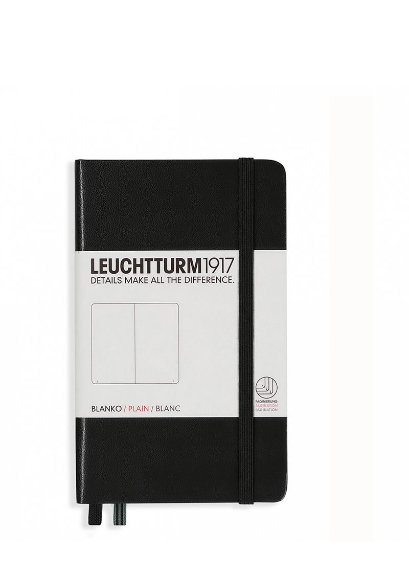 Блокнот Leuchtturm1917 карманный чистые листы Черный (317257)