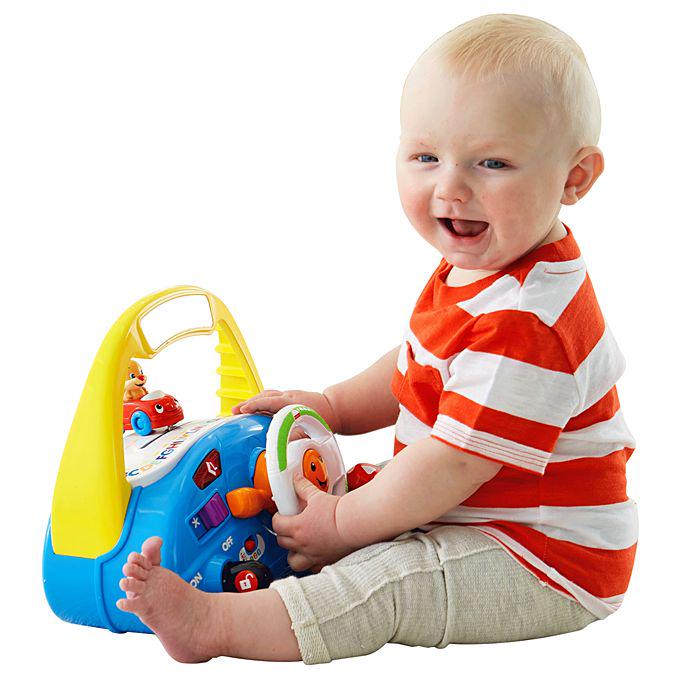 Музыкальный руль Смейся и учись Fisher Price Laugh&Learn - фото 4