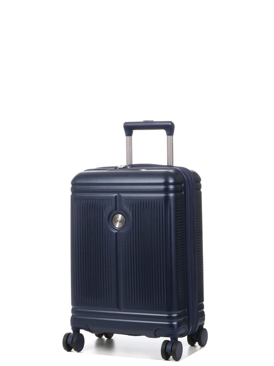 Чемодан мала Airtex поликарбонат S 55x35x20+5 см 48 л 2,8 кг Синий (649)