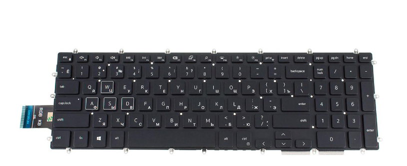 Клавиатура для ноутбука Dell Inspiron 5765 (0KX8XW)