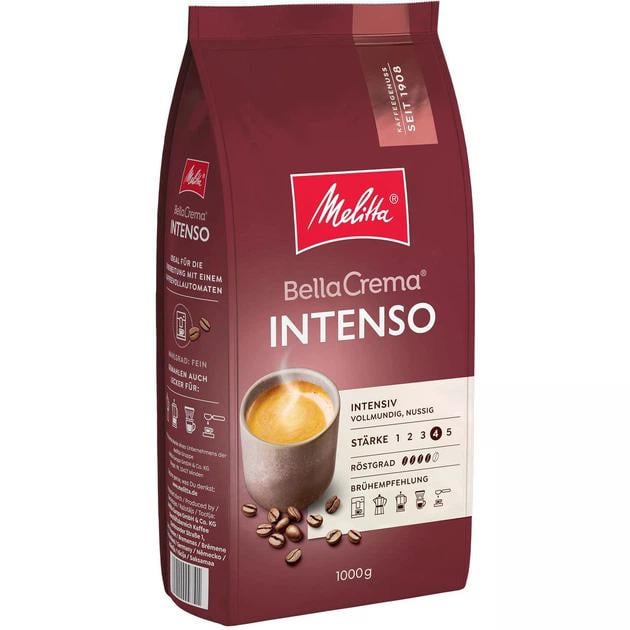 Кава в зернах Melitta Bella Crema Intenso Меліта Інтенсо 1 кг