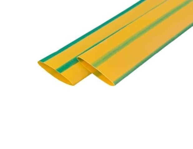 Набор термоусадочных трубок АСКО-Укрем ⌀ 8/4 мм х 10 см 10 шт. Желто-зеленый (A0150040172)