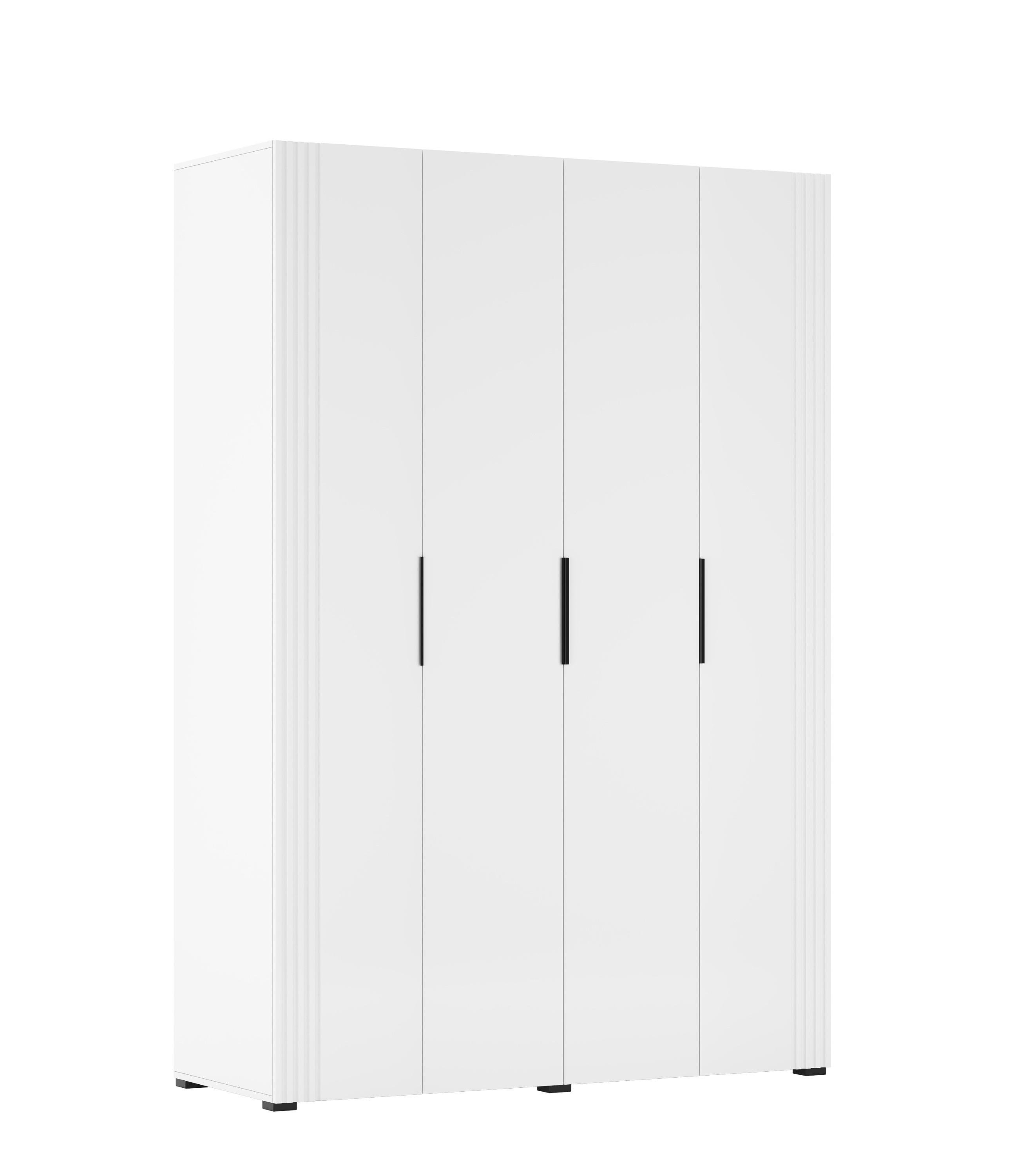 Шафа розпашна Світ Меблів Амелія 4Д/150 ДСП Білий/Білий глянець - фото 1 Шафа розпашна Світ Меблів Амелія 4Д/150 ДСП Білий/Білий глянець - фото 1